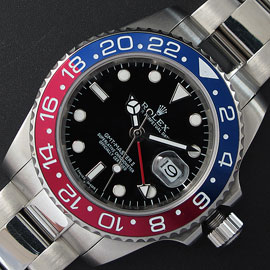 ROLEXロレックス GMT Master II ， Asian 21600振動!