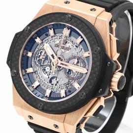 HUBLOT ウブロ キングパワー ウニコ キングゴールド カーボン 701.OQ.0180.RX(Noob工場製品)