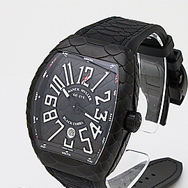 FRANCK MULLER フランク・ミュラー ヴァンガード ブラックコブラ V45 SC DT AC NR BLACK COB