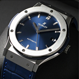 HUBLOT ウブロ クラシック フュージョン チタニウム ブルー 511.NX.7170.LR (Noob工場)