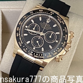 ROLEX ロレックス デイトナ 116518LN ブラック オイスターフレックス(Noob工場製品)V9