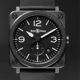 BELL & ROSS ベル&ロス BR S マットブラック BRS-BL-CEM/SRB