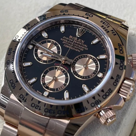 Rolex Cosmograph Daytona Everose Black Dial 116505