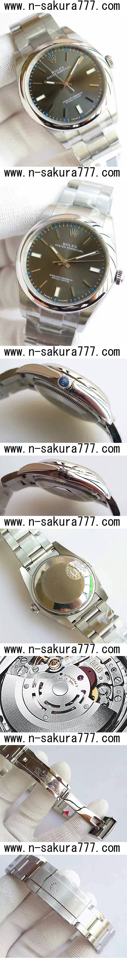 ROLEXロレックス オイスターパーペチュアル 39mm 114300 Cal.3132ムーブメント - ウインドウを閉じる